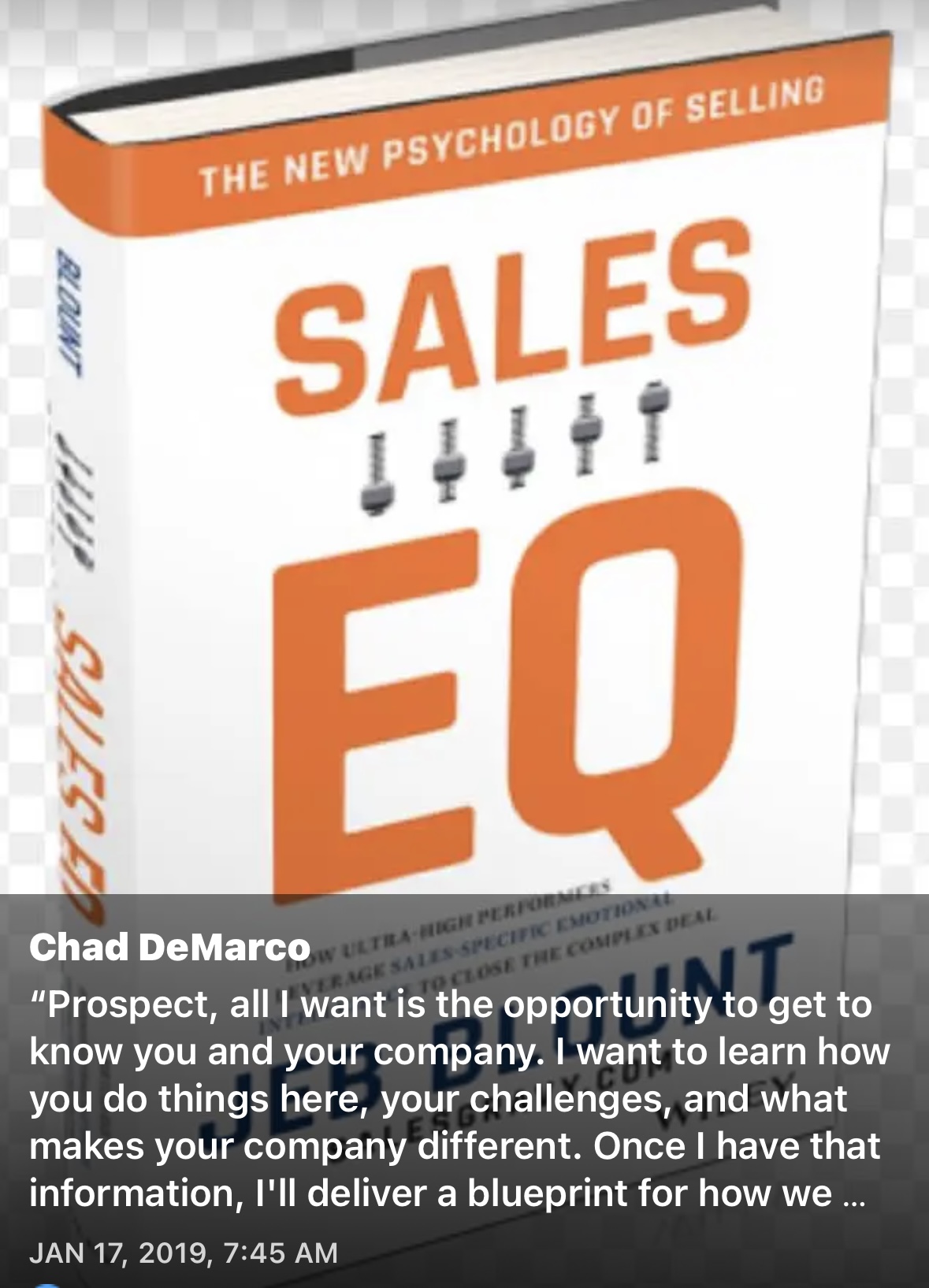 Sales EQ by Jeb Blount